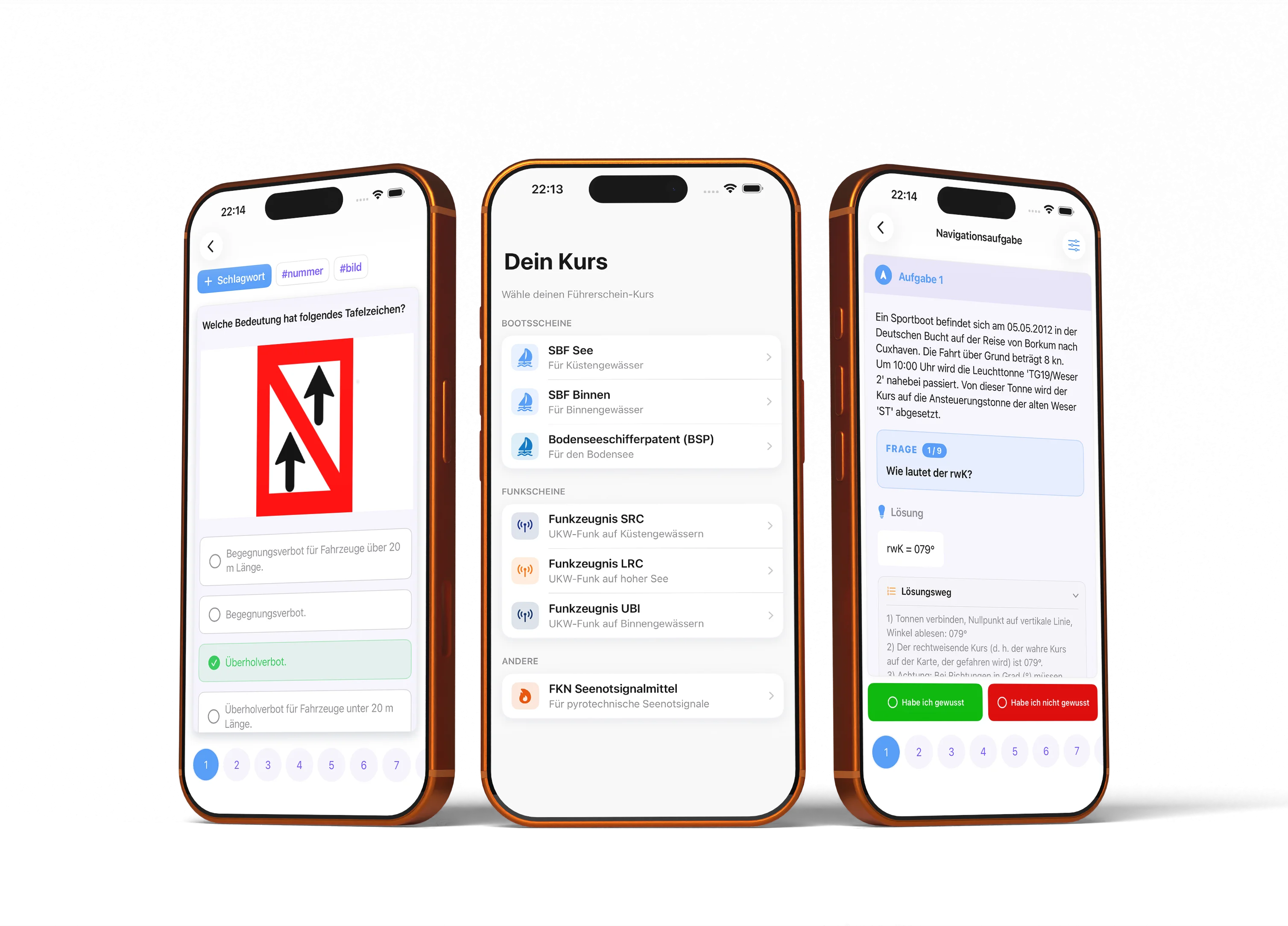Bootsführerschein SBF & Funk app screenshots